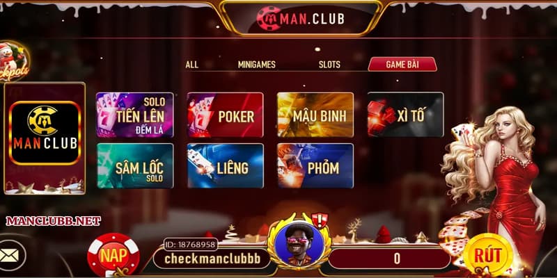 Manclub Manclub kho game đồ sộ